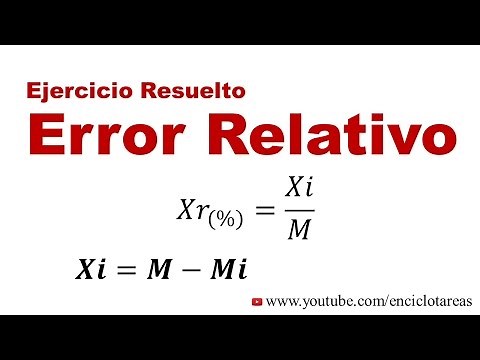 ERROR RELATIVO-Ejercicio Resuelto