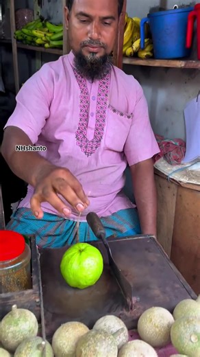 Amazing technique green guava c'utting.😱 #viral #foryouシpage #Amazing | NH Shanto