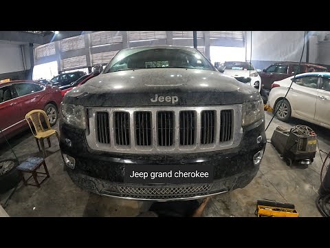 replacing bushing upper and lower control arm - sway bar bushing .. jeep grand cherokee 2011-2019