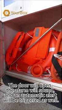 AED Smart Cabinet Demo Scan Select Open Alarm Auto Alert#AED #EmergencyResponse #CampusSafety