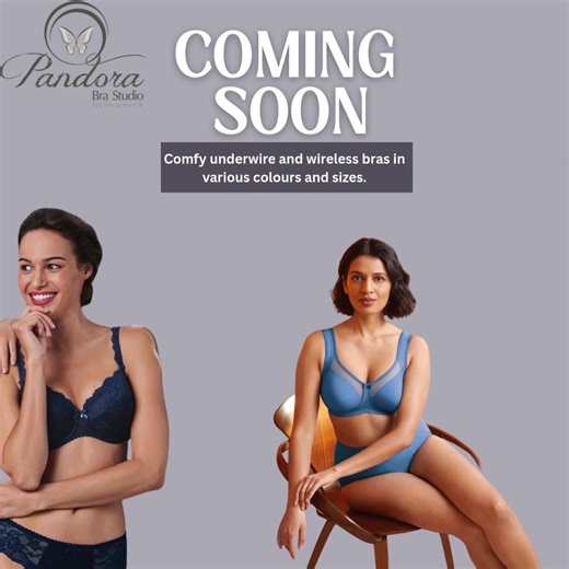 𝗖𝗼𝗺𝗶𝗻𝗴 𝗦𝗼𝗼𝗻! ✨ Our gorgeous collection of underwire and wireless bras will arrive soon - just in time for spring! 🌷 You deserve comfy, supportive bras that fit beautifully and make you feel amazing. 🥰 👙 View our range: www.pandorabrastudio.co.za. 𝐁𝐨𝐨𝐤 𝐲𝐨𝐮𝐫 𝐟𝐫𝐞𝐞 𝐚𝐩𝐩𝐨𝐢𝐧𝐭𝐦𝐞𝐧𝐭: Sandton: ☎ 011 783 8174 ✉ info@pandorabrastudio.co.za #comingsoon #pandorabrastudiosandton #professionalbrafitters #plussizebras #frontclipbras #beautifullingerie #underwirebras #wirelessbr