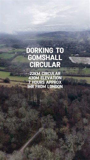 Callum Heinrich on Instagram: "Dorking -> Gomshall Circular HIKES FROM LONDON 📍: London Victoria -> Dorking (58mins) 🥾: 22Km loop ⛰️: 430m Elevation ⏱️: 7 Hours @alltrails -> Dorking to Gomshall Circular Now this hike slaps, it’s got a bit of everything with a walk along the north downs way giving you views out across the fields, war bunkers scattered along the way, woodlands, cows, hospital landmarks and a pub at the end… wha more could you want? Let me know if you give it a go and how you ge