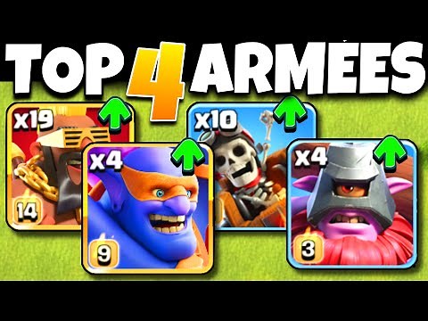 Les 4 MEILLEURES COMPOS HDV17 en 2025 ! ( Nouvelle équilibrage )