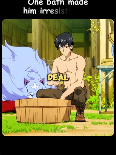 campfire cooking in another world #fanimation #animeworld #animeedit #fyp