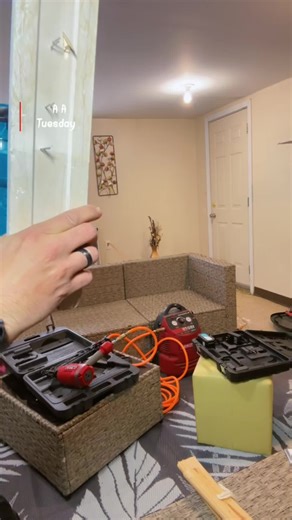 This cordless 2-in-1 power tool switches seamlessly between 18GA brad nailing and staple gun tasks with its 21V electric system. Dual 4.0Ah batteries deliver non-stop performance through multiple projects, while adjustable depth control ensures surgical precision. Watch the project transform with the rapid contact firing mode.#cordless #construction #foryourpage #viraltiktok