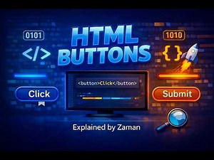HTML Buttons | Full Explanation with Examples