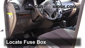 Interior Fuse Check: 2010 Hyundai Santa Fe SE 3.5L V6