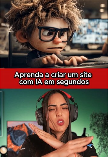 Já pode demitir seu desenvolvedor web. Essa IA cria sites completos em segundos, de graça e com visual profissional. Digite o que quer, aperte Enter e pronto. Dá até pra mudar cor, fonte e layout com um comando de texto. #coding #webdevelopment #webdeveloper