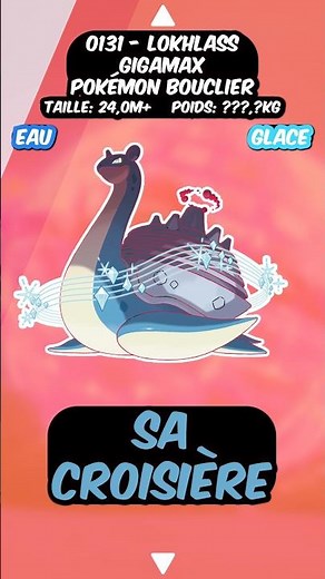 0131 - Gigantamax Lapras - Pokémon Shield #pokemon