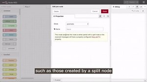 《Node-RED视频教程》第18节：合并流程