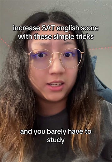 easy tricks to boost your SAT english score #sat #satprep #sattricks #satstudytips #satenglish