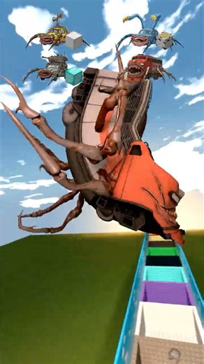 Car Eaters vs Squid Game Jump CHALLENGE part 3 #gmod #sfm