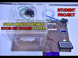 Peltier & Solar Based Portable Room Air Cooler System||#023|| ZerOne Tech || 2020