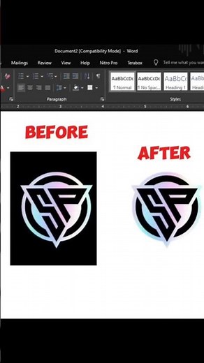 Easy way to remove background from photos/logos in Microsoft Word #removebackground #microsoft #word