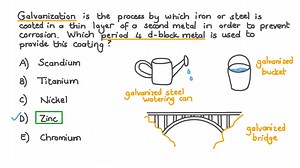 Identifying the Metal Used as a Protective Coating in Galvanization