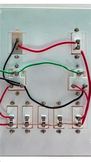 6 switch 2 socket 1 holder connection#electrical #india