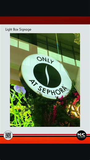 Light Box Signage Work for Sephora