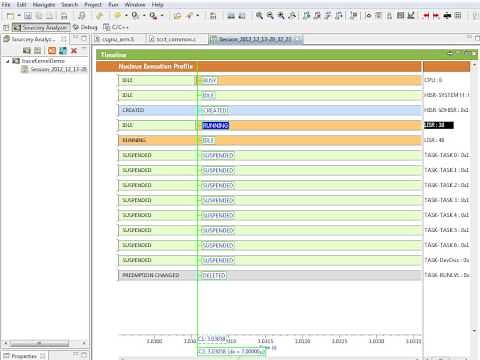 Nucleus RTOS Software Trace Demo