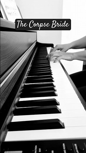 The Corpse Bride. "A melody from the land of the dead… but full of soul." #piano #corpsebride