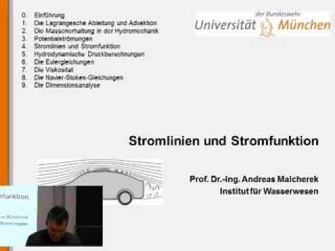 Hydrodynamik 10: Stromlinien und Stromfunktion