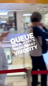 Queue for Free Cone Day @ Ben & Jerry’s Vivocity 📍1 HarbourFront Walk, Singapore 098585📍#02-K1 🚇Nearest MRT station: Harbourfront | Singapore Atrium Sale