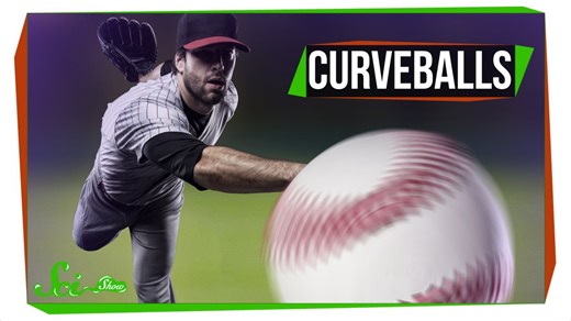 How do curveballs change direction in midair?