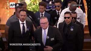 Funeral procession held for fallen Mass. officer