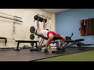 1.5 reps: Slight incline dumbbell bench press