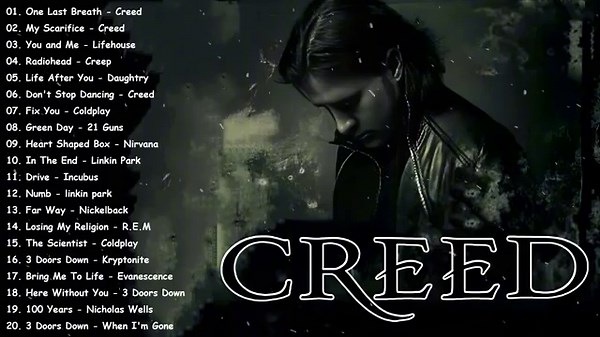 Creed, Linkin Park, Metallica, Nickelback, Green Day, Coldplay💕Alternative Rock Greatest Hits 2000's
