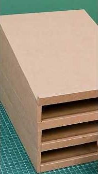 How to make a lap desk tray from cardboard -upcycled♻️📦💡 #cardboardcraft #diy #upcycling