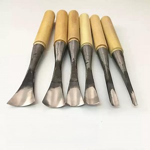 Wood Carving Chisel Set | Handcrafted Hardwood Carving Tools | Pre-sharpened Round Gouge for Woodworking - Etsy
