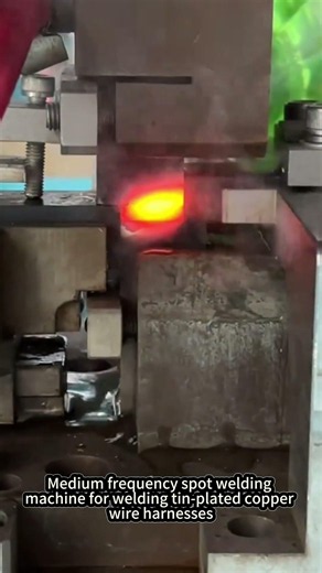 MFDC Spot Welding Machine for Tin-Plated Copper Wire Harness Welding