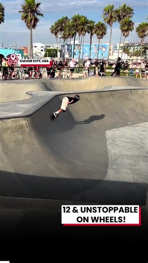 12-year-old's epic skateboarding journey: conquering California's skateparks!