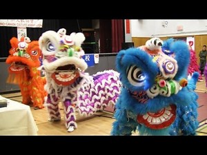 Lion Dance Calgary 2013 at Woodman Junior High School