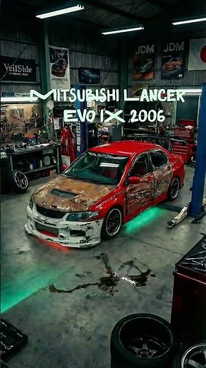 2006 Mitsubishi Lancer Evo IX Full Body Swap! 🔥 Tokyo Drift Red Beast