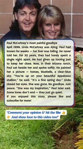 Paul McCartney's most painful goodbye