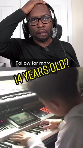 Where is this 14 yr old pianist, Jayden Baker getting all these grown up chords?! #gospelmusiciansoftiktok #christiantiktok #onlinepianolessons