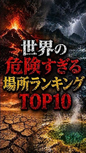 世界で一番危険な場所はどこ？世界の危険な場所ランキングTOP10【日本で一番危険な場所はどこ？】 #クイズ #ランキング #雑学 #勉強