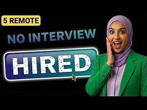 5 Remote Companies Hiring With NO Interview (Start Fast!)