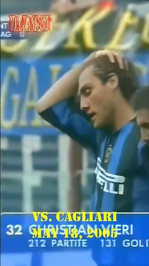 Christian Vieri. First and last goal for Inter. #vieri #inter #goals
