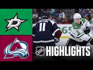 Stars vs. Avalanche | NHL Highlights | March 18, 2026