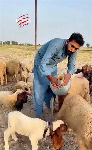 وقتی چوپان حواسش به همه چی هست! 😳😳