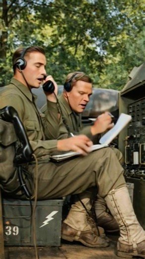 U.S. soldiers operate an SCR-177 radio during World War II — a vital link in the chain of battlefield communication. Field radios like the SCR-177 enabled long-distance transmissions, coordinating troop movements, artillery support, and frontline reports across vast theaters of war. In the Pacific, communication took on an even more powerful dimension with the use of the Navajo Code Talkers, whose language formed a complex and unbreakable code that proved crucial to American operations. In moder