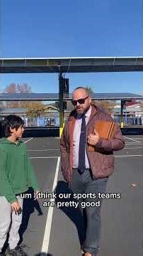 Interviewing the tuff principal 🐐