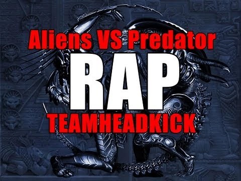 ALIENS VS PREDATOR ROCK RAP | TEAMHEADKICK (Lyrics)