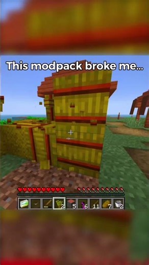 This modpack broke me #minecraft #trending #funny #viral #horror #shorts #short #gaming #mods