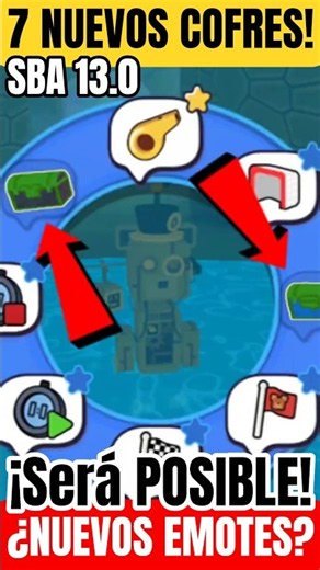 7 NUEVOS COFRES // EMOTES en SBA 13.0