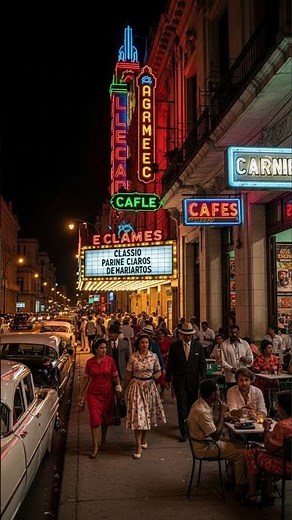 La Habana de los 50s ¿una de las ciudades mejor iluminadas del Caribe?