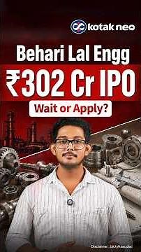 Behari Lal Engineering IPO Review - ₹301 Cr IPO Opens 12-14 Aug | Apply or Avoid?