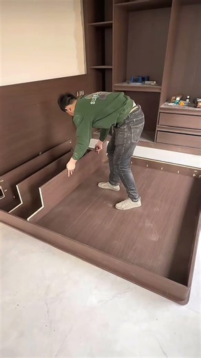 Floating Bed Build | Modern Minimalist Design#craftsmanship #craftsman #woodworking